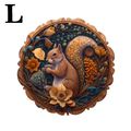 Creative Squirrel Wooden Puzzle - Irregular Ani...