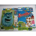 Nestle - Shreddies 2001 Cereal Box Monsters Inc...