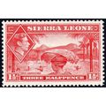 1938 SIERRA LEONE Sg190 1 1/2d Scarlet LIGHTLY ...