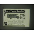 1928 Zagelmeyer Auto Camp Ad - Tour and Camp in...
