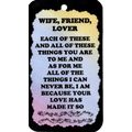 2036 Inspirational Sign Wife Friend Lover Sayin...