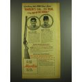1952 Marlin Model 336 Carbine Ad - Alex Kellner and Bobby Shantz