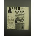 1955 Aspen Colorado Advertisement - Aspen Summe...