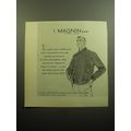 1958 I. Magnin Sweater by Jaeger of London Advertisement