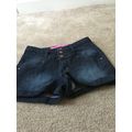 Tinseltown Women's Juniors Jean Shorts Dark Was...