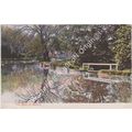 PPC The River Stort at Harlow Essex 1909 Geers ...