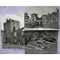 3 x old postcards Portchester Castle, Hampshire