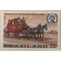 Swaziland QEII 1974 UPU 25c Mule Mail Coach Mou...