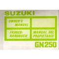 SUZUKI GN250 MANUAL DEL PROPIETARIO MOTOCICLETA...