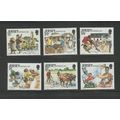 Jersey 572-577, 1991 Overseas Aid, VF, MNH (GB505)