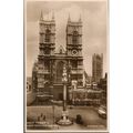 London - West Towers, Westminster Abbey - J Val...