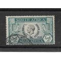 SouthAfrica.SG65 1/2d Black and Blue-Green.Engl...
