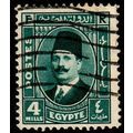 Egypt 1936 King Fuad 4M Used Stamp