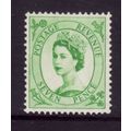 GREAT BRITAIN 1958 SG580 7d BRIGHT GREEN M MINT#3