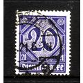 GERMANY 1920 OFFICIAL 20pf VIOLET BLUE SG O 120...