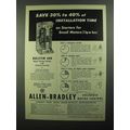 1950 Allen-Bradley Bulletin 600 Starting Switch...