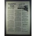 1981 Media Marketing Talking Time Ad - Breakthrough