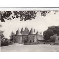 Pompadour Le Chateau Postcard posted 1968 corne...