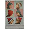 Vintage: Patons 6008 six helmets and caps for boys, DK & Capstan