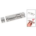 4" STRAIGHT SLIDE BOLT CHROME Bathroom/Toilet C...