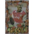 Futera's Arsenal 1999 Fans' Selection: Hot Shots Chrome Embossed, HS6 - Vieira (