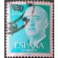 Stamp Spain SG1218 1956 1.5Pta General Franco Used