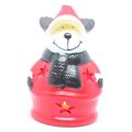Christmas Moose Ornament LED Ceramic 13 CM Holi...