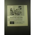 1960 Grace National Bank Ad - Just off historic Wall Street.. Hanover Square