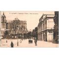 72 - Le Mans - Cathédrale et Théâtre - Place de...