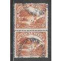 AFRICA SOUTH 1927 SG35b NATIVE KRAAL 4d VERTICA...