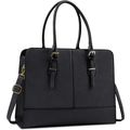 Laptop Bag for Women Leather Work Tote 15.6 Inc...