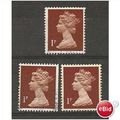 X925 1p Crimson.Photo Harrison.On Phos paper.Fi...