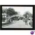 Hampshire ANDOVER Station Bridge Postcard by Ha...