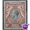 Kenya Uganda & Tanganyika 1935 SG110 1c Black &...