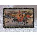 Imitation Russian Miniature Laquer Box Troika T...