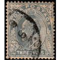 India 1902 King Edward VII 3P Used Stamp