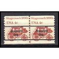 1898Ab 4c Stagecoach Fine MNH Dry Gum CNP Left ...