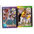 Lot of Two 1989 Donruss Walt Weiss cards #446, ...