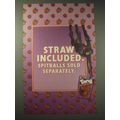 2002 Tang Berry Panic Ad - Straw included. Spitballs sold separately