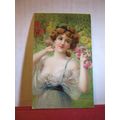 A BLOSSOMING BEAUTY by Emile Vernon used antiqu...
