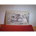 AN EDWARDIAN FAMILY ON THE BEACH, HOLIDAY unuse...