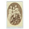 Victorian cdv photo three girls Portobello phot...