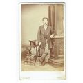 Victorian cdv photo man standing London & Grave...