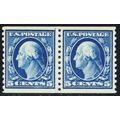 447, Mint VF NH 5¢ Coil Pair - Very Fresh! - St...