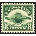 C4, Mint VF OG H 8¢ Airmail Stamp - Stuart Katz