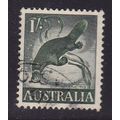 AUSTRALIA 1959 1/- PLATYPUS VALUE USED SG320