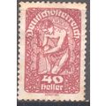 Austria 1919 - SG349 - 40h violet - New Republi...