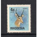 Rhodesia - 1974 - 4c Reedbuck (sg492) MNH