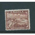 malta stamps sg31a crown ca sg 31a hm red brown...