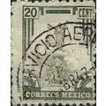 MEXICO, Independence monument Puebla, olive 1944, 20c